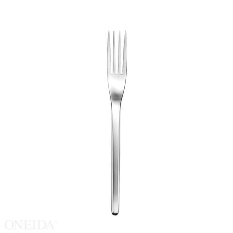 Oneida 18/10 Stainless Steel Apex Table Forks, European Size (Set of 12)