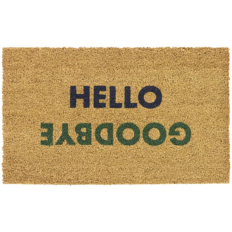 Hello Goodbye Welcome 18" x 30" Doormat - 18" x 30"