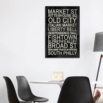 iCanvas "Philly" by Erin Clark Canvas Print