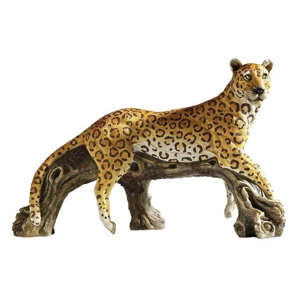 20.5" Leopard African Safari Garden Statue - N/A