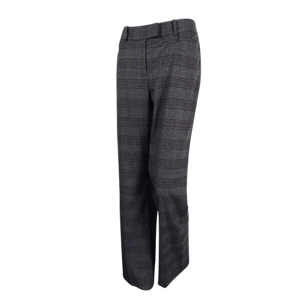 women's petite plaid pants