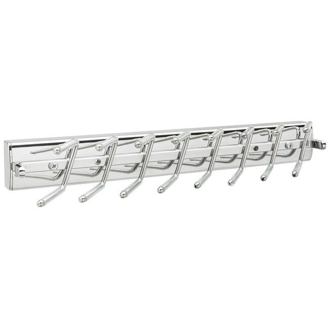 Rev-A-Shelf Sidelines 13-11/16 Inch Pull Out Tie Organizer - Chrome