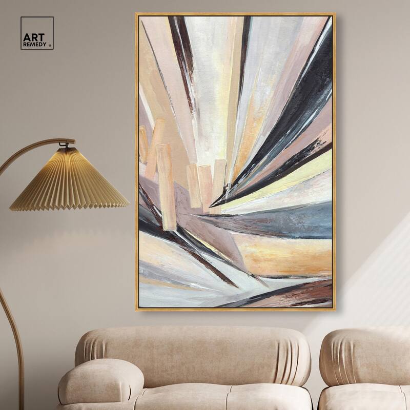 Balancing Lines I Canvas by Art Remedy