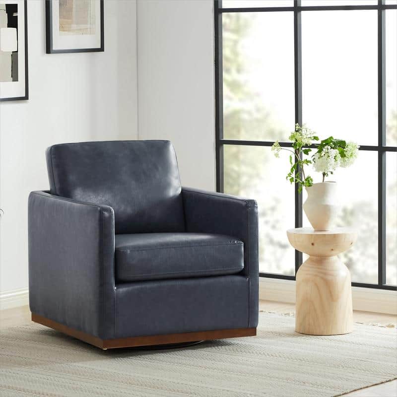 Spruce & Spring Shane Modern Swivel Accent Arm Chair