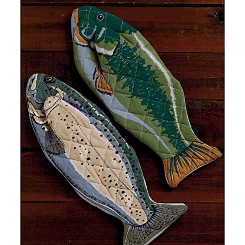 DII Fish Oven Mitt (Set of 2)