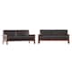 Option Dark Brown Faux Leather