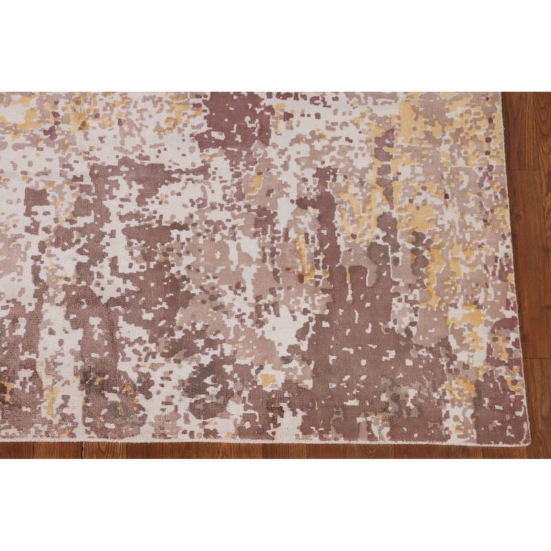Abstract / Modern Area Rug Handmade Contemporary Wool Carpet - 5'11"x 8'11"