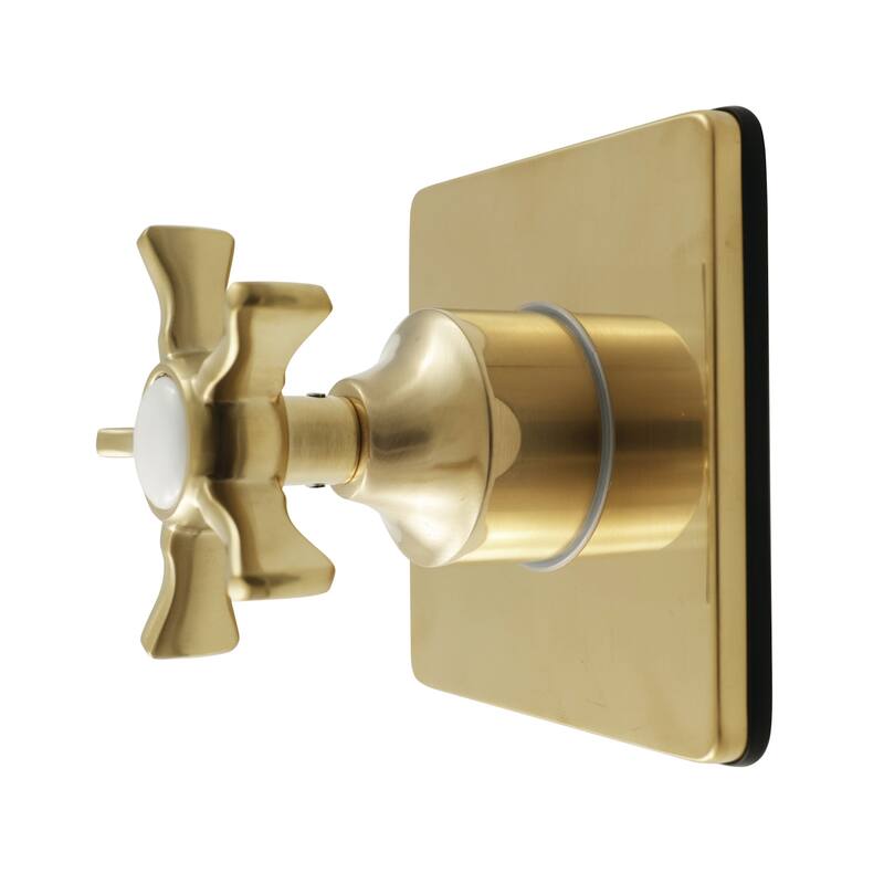 Kingston Brass KS404.NX Hamilton Single Handle 6 Function Diverter - Brushed Brass