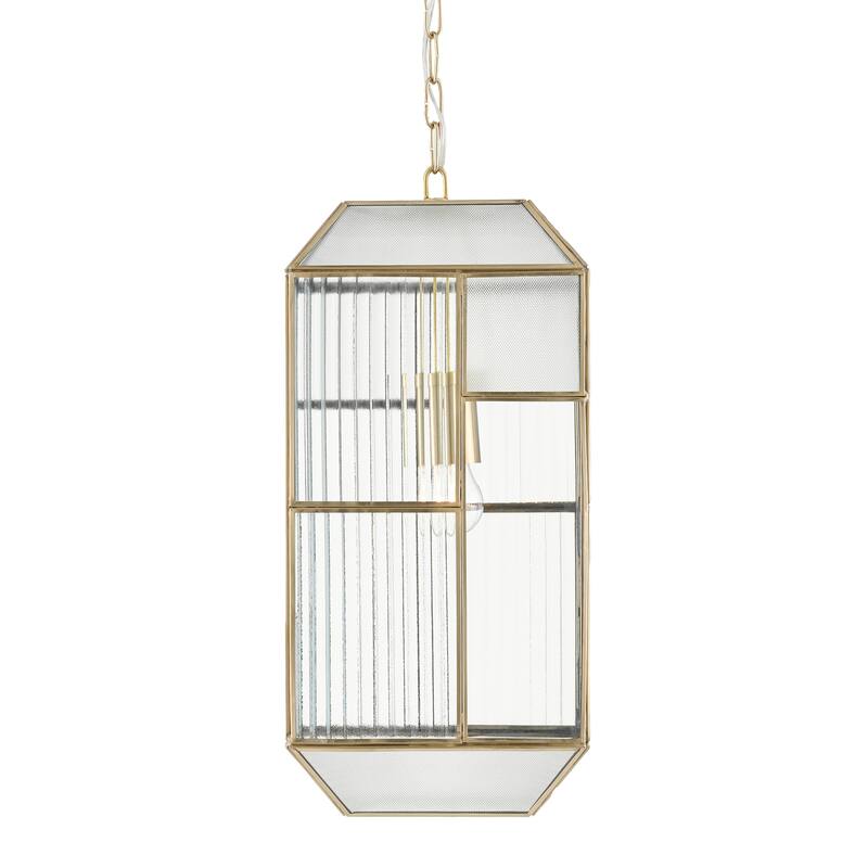 Currey & Company Bardolph Pendant - 19"h x 8.5"w x 8.5"d