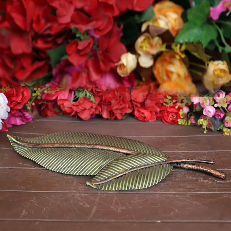 Cottage Handicraft ,Faux Leaf Wall Hanging with Free Elephant Gift
