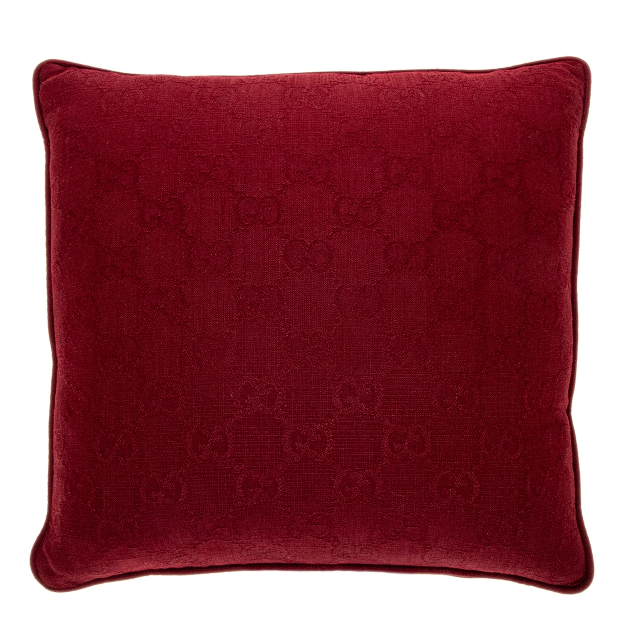 Gucci Embossed Throw Pillow with GG Monogram - 16.5 x 16.5 in