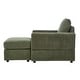 preview thumbnail 5 of 34, Modern Corduroy Chaise Lounge with Ottoman,Accent Chair for Living Room