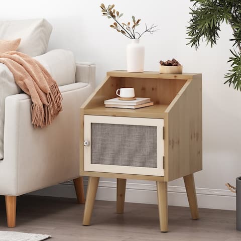 Merlack End Table with Hutch by Christopher Knight Home