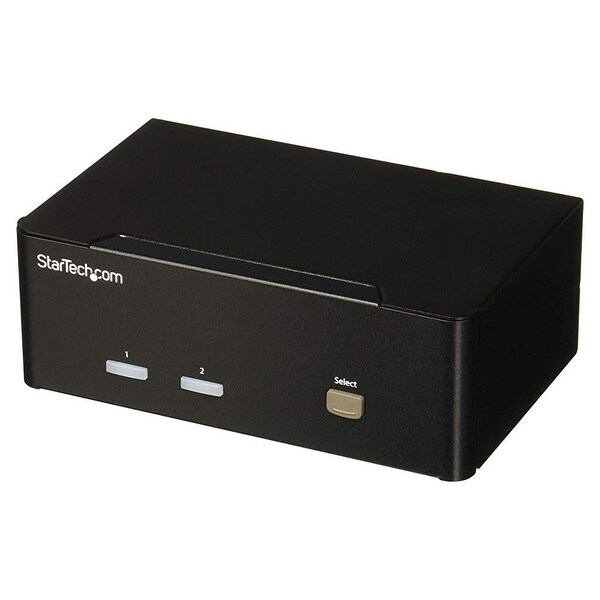 StarTech SV231DVGAU2A StarTech.com 2-port KVM Switch with Dual VGA and 2-port USB Hub - USB 2.0 - 2 Computer(s) - 1 Local