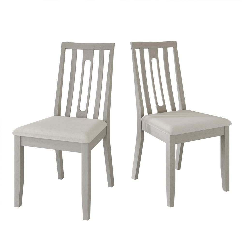 CraftPorch Contemporary Wooden Dining Chairs (Set of 2)