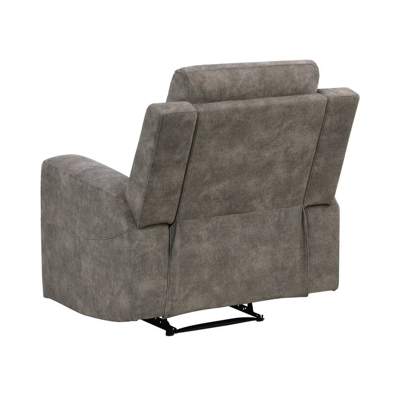 Liriope 36" Microfiber Manual Recliner - Tab Pull Reclining Motion