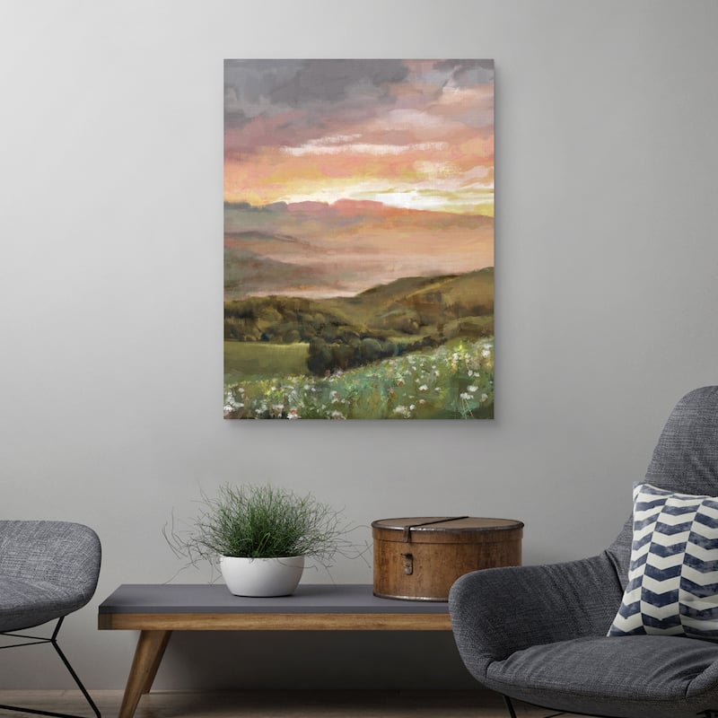 Amber Sunrise by Studio Arts Canvas Art Print