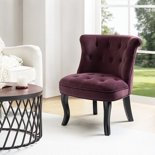 Christi Upholstered Tufted Wingback Accent Chair by HULALA HOME