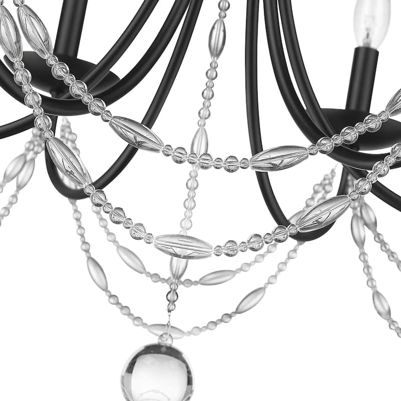 Mirabella 6 Light Chandelier - 25.5"x25.75"