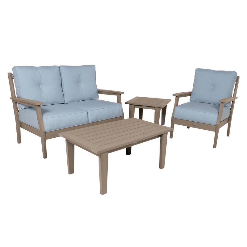 HIGHWOOD Lehigh 4-Piece Deep Seating Set - Bliss Dew