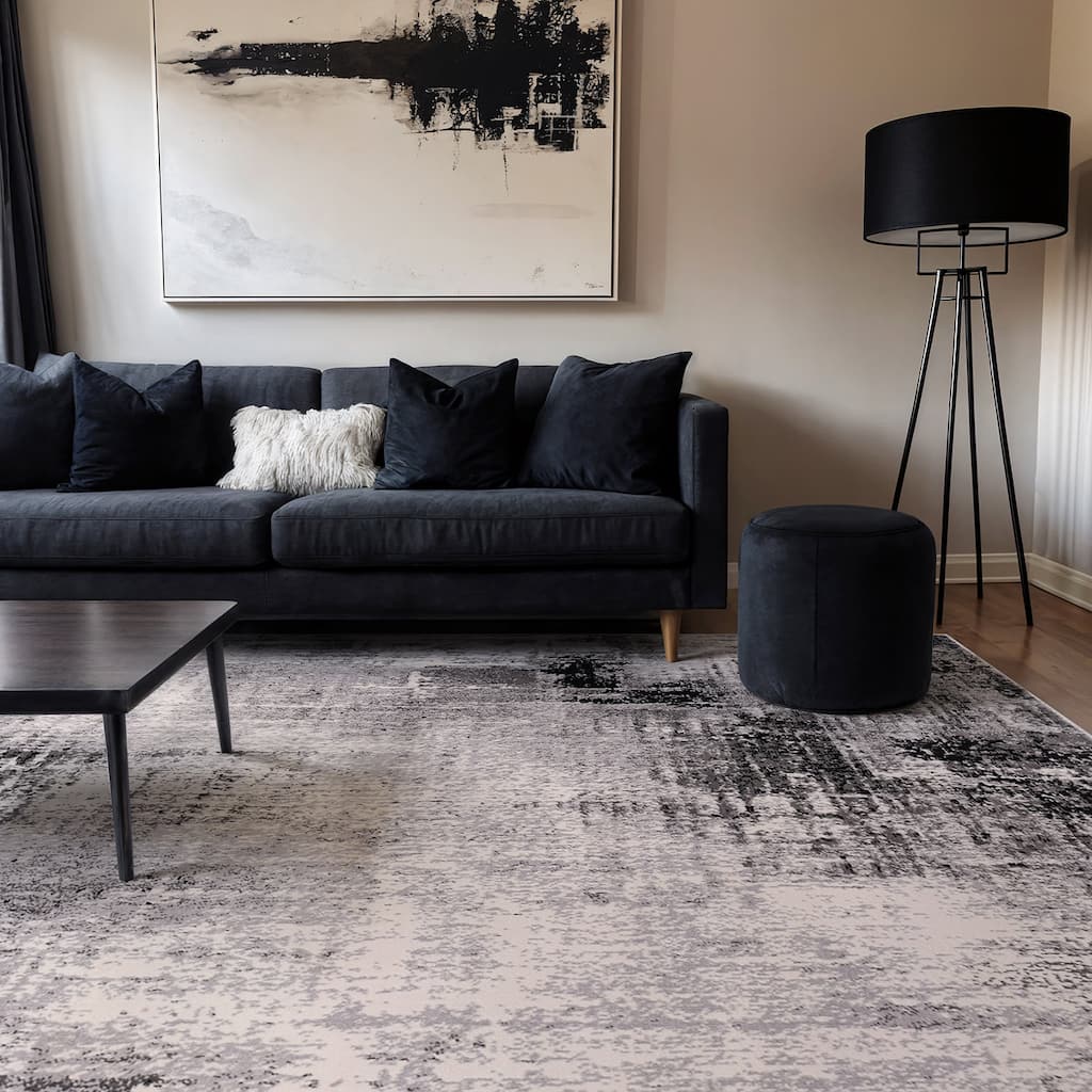 World Rug Gallery Dublin Contemporary Abstract Area Rug