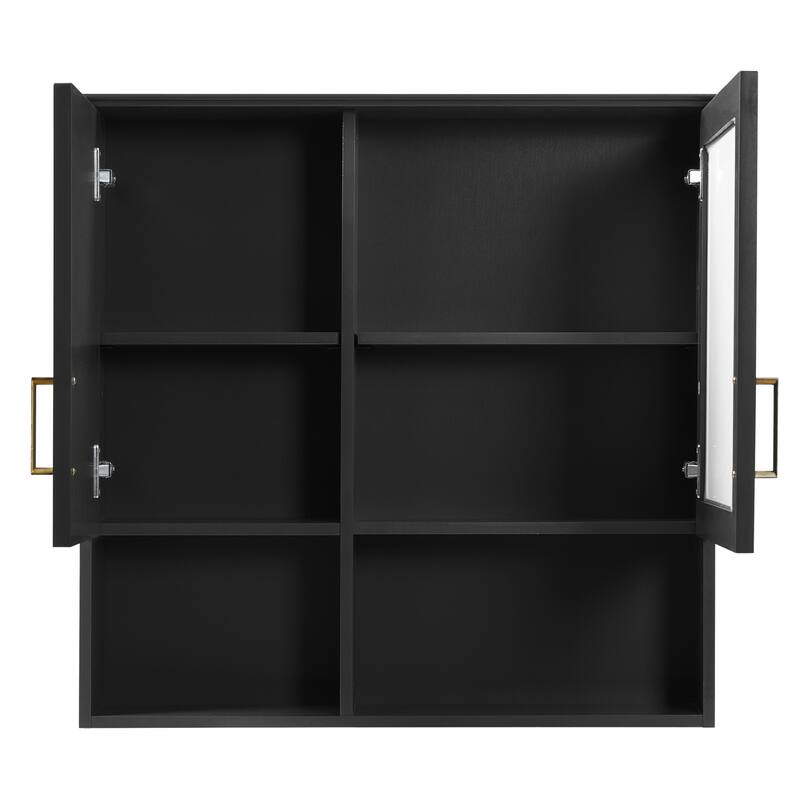 Roomfitters 30 Inch 2-in-1 Wall Mount Medicine Cabinet, Mirror Storage with Adjustable Shelves & Soft Close