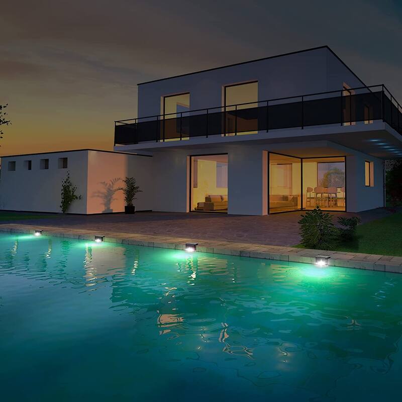 4Pack Solar Deck Waterproof Lights