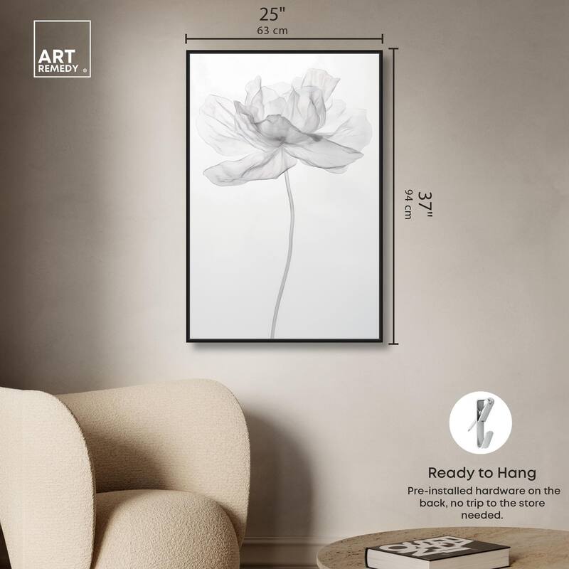 Fragile Beauty II Canvas by Art Remedy
