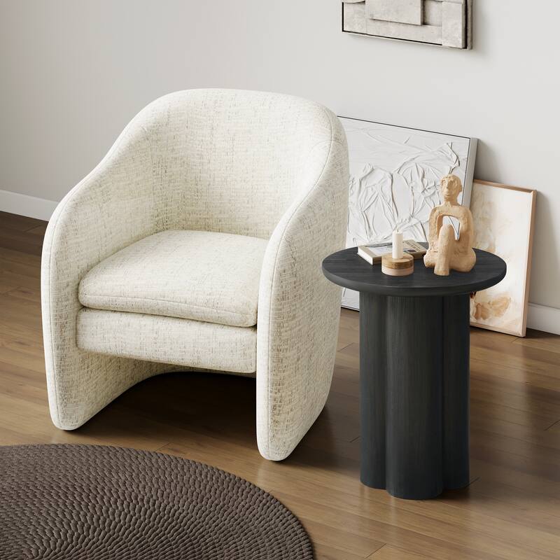 NPD Furniture Mayville Solid Wood Side Table