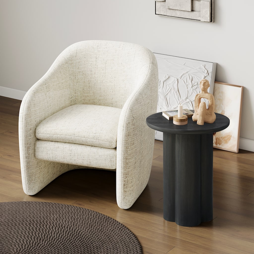 NPD Furniture Mayville Solid Wood Side Table