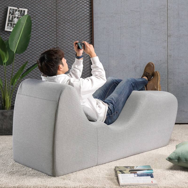 Priage by ZINUS Zero Gravity Herringbone Foam Chaise Lounger