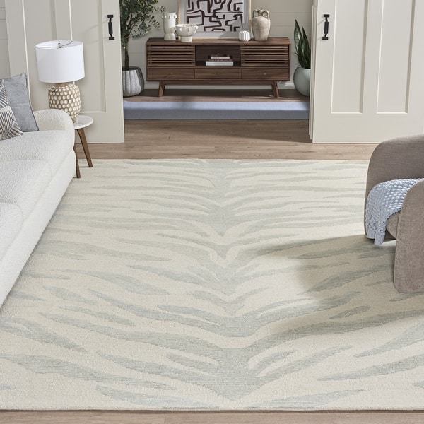 slide 2 of 45, SAFAVIEH Handmade Ebony Hanh Modern Wool Rug