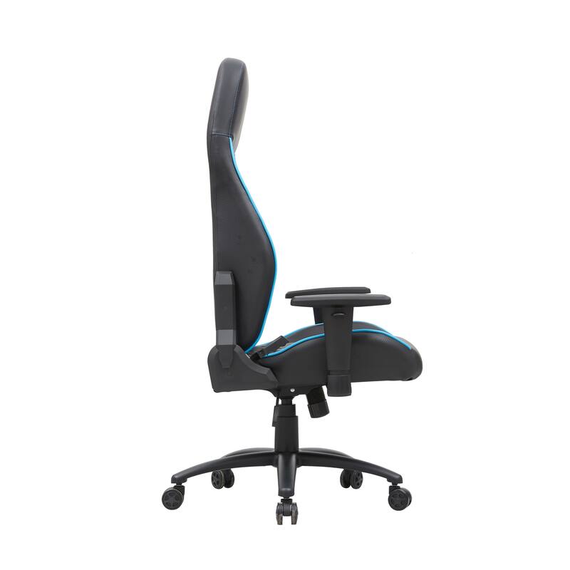 Joseff Black Faux Leather Reclining Gaming Chair by Furniture of America