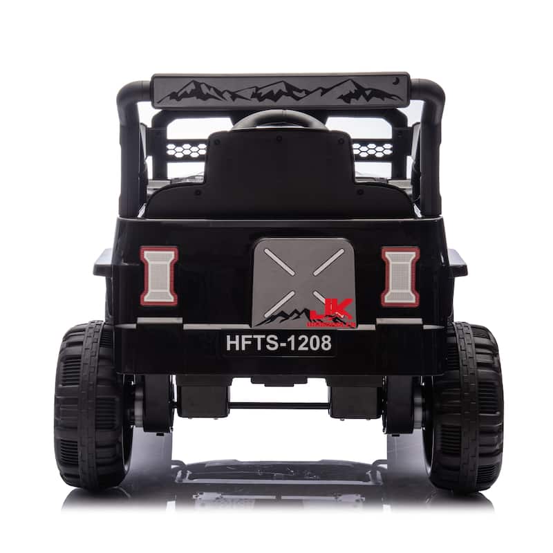 Kids Electric Car Ride on Car Black Electric Vehicle Off-Road Toy Car