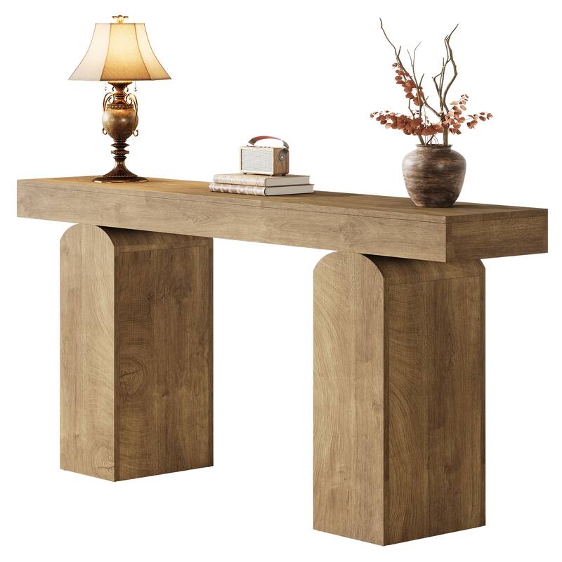 Console Table, Wooden Entryway Table, Sofa Behind Couch Table Hallway Foyer Accent Table