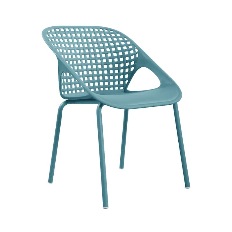 Christopher Knight Home - Modern Outdoor Dining Chair with Weather-Resistant Design - Set of 2