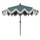 preview thumbnail 56 of 157, 9ft Tassel Patio Umbrella Auto-Tilt, Crank , by JONATHAN Y Green/Cream
