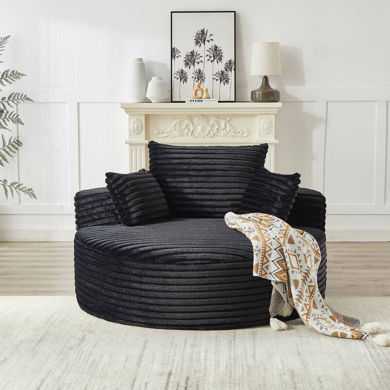 GDFStudio - Emberwood Corduroy Single Sofa Cloud Recliner