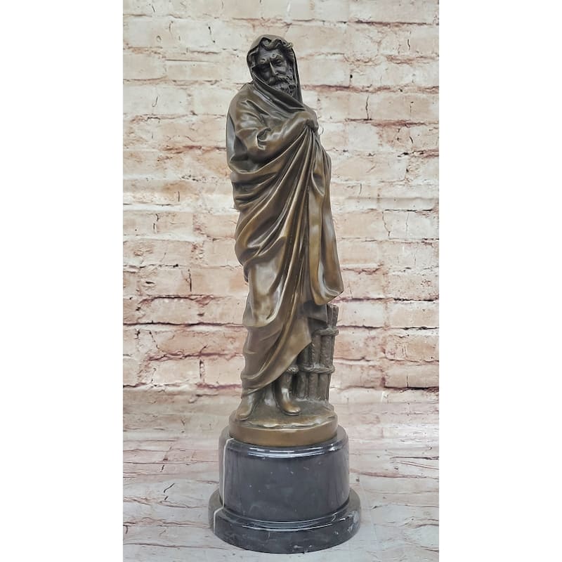 Signed Ed Zegut Jesus Of Nazareth Christ Christine Religious Bronze Sculpture Sale