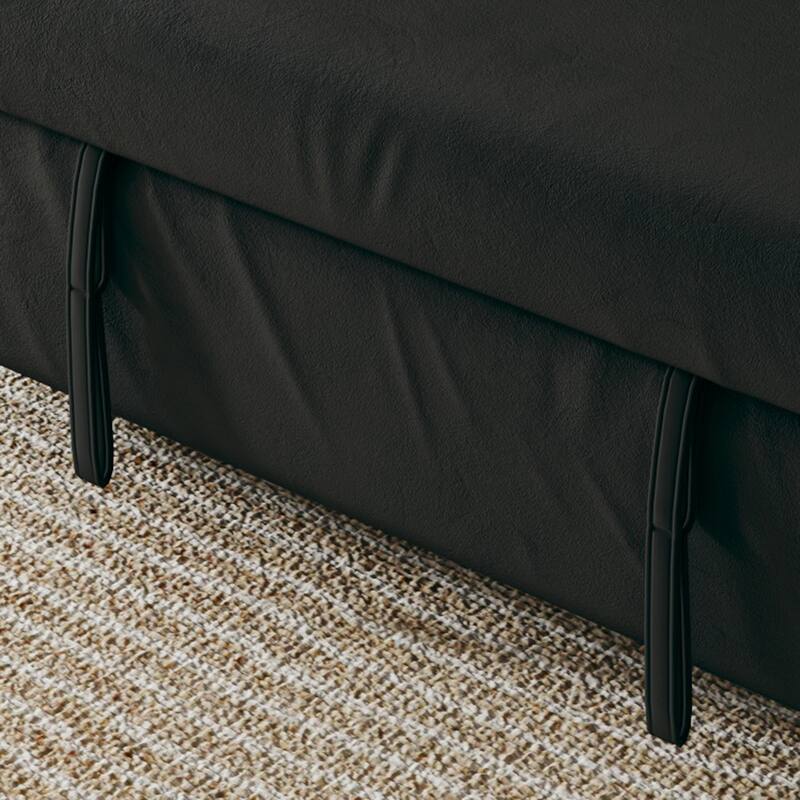 Sofa at the Forefront: 54-inch Velvet Sofa Bed for Multi-purpose Living Spaces, Featuring a Retractable Bed