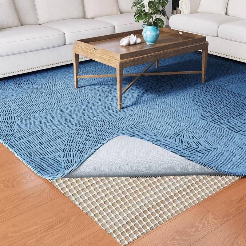 Non-Slip Gripper Mat Floor Protector Indoor Area Rug Pad - Beige