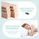preview thumbnail 4 of 40, Full Size Pine Wood Floor Bed with Safety Guardrails and Door for Kids