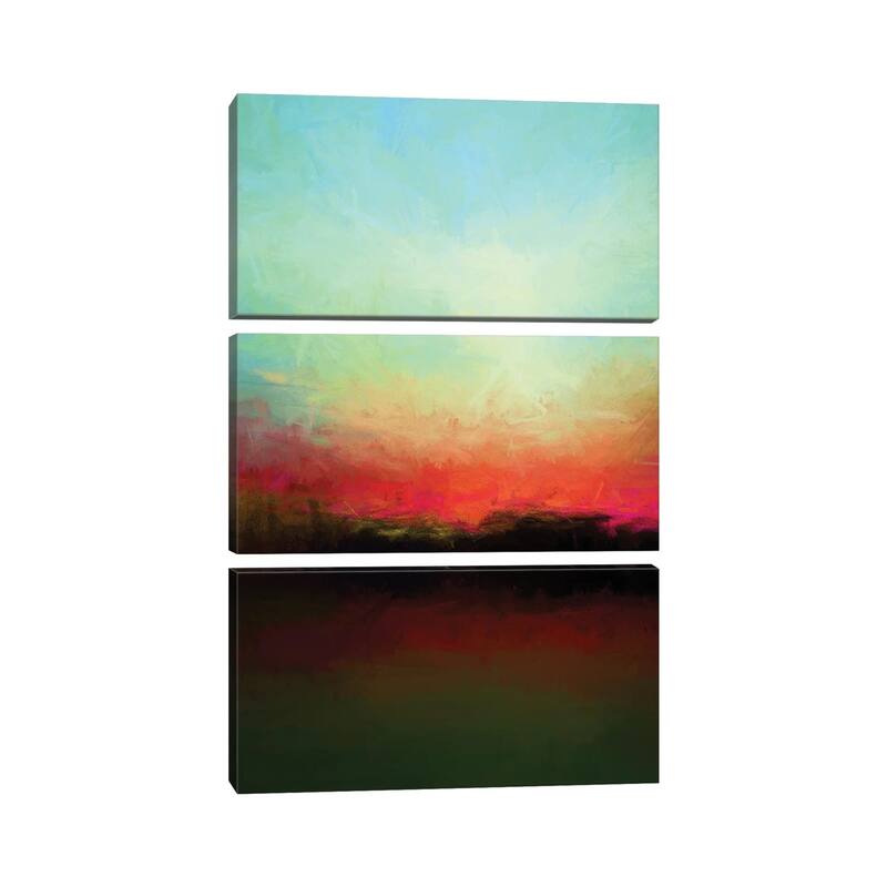 iCanvas "Colors Of Dawn II" by Angel Estevez 3-Piece Canvas Wall Art Set