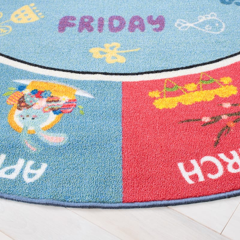 SAFAVIEH Kids Playhouse Machine Washable Slip Resistant Sheetal Rug