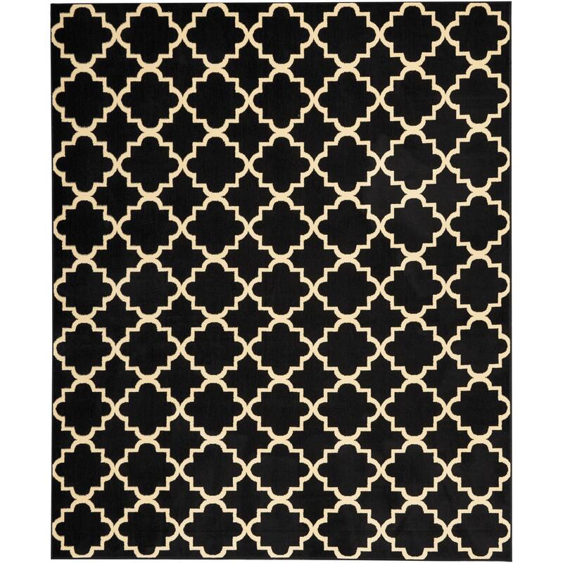 Nourison Grafix Modern Moroccan Trellis Area Rug