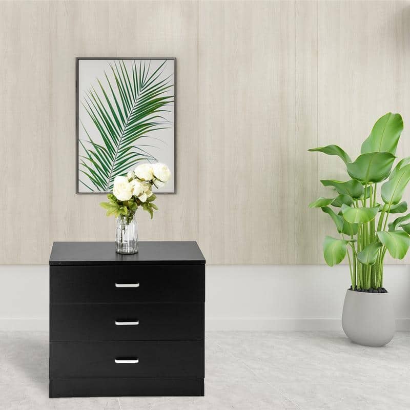 3/4 Drawers Dresser Wood Chest Cabinet