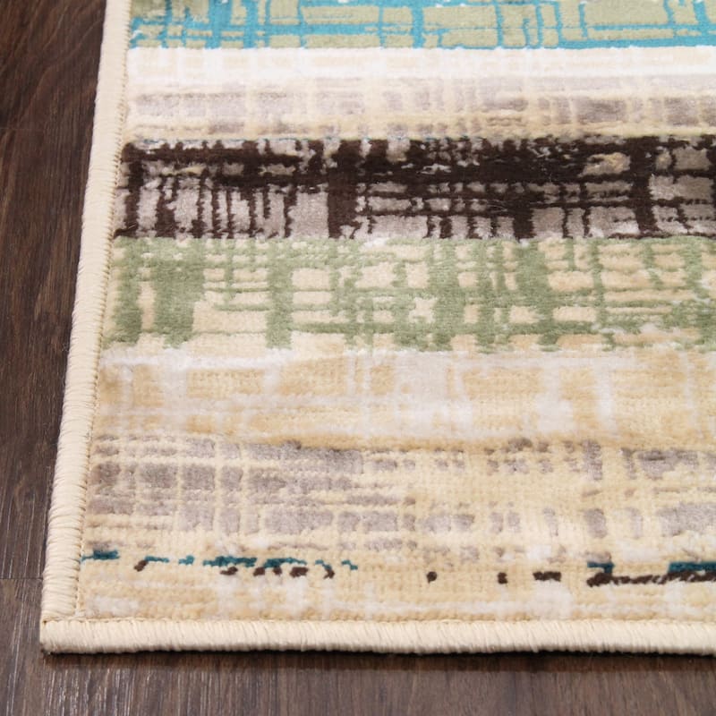 Superior Kylemore Modern Abstract Stripes Indoor Runner or Area Rug