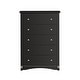 preview thumbnail 2 of 11, Sonoma Transitional Black Laminate 5-drawer Chest