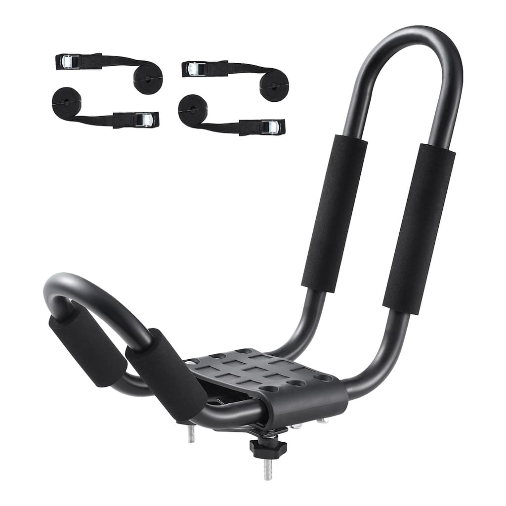 Kayak Roof Rack, Soft Roof Rack, Top Mount Tie Down, Carrier for kayak, Surf Board, Canoe, SUP, Ski Board, Mount on Car