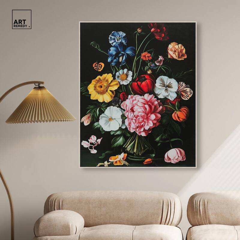 Violet Vignette I Canvas by Art Remedy